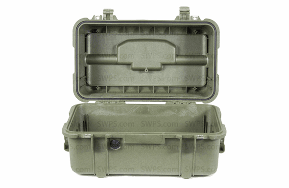 Pelican 1460 Case With No Foam - OD GREEN - 200 MOQ