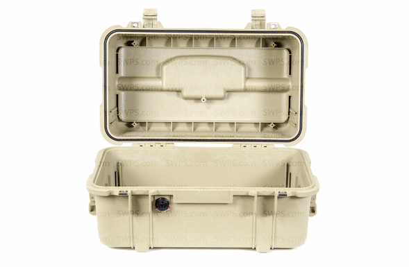 Pelican 1460 Case With No Foam - TAN - 200 MOQ