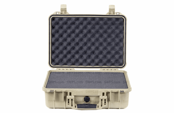 Pelican 1500 Case With Foam - TAN