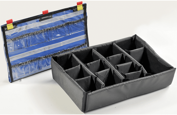 Pelican 1500 Padded Divider Set - EMS VERSION W/ Lid Organizer