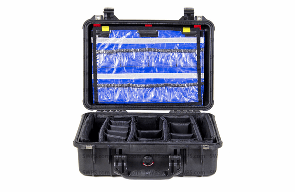 Pelican 1500EMS Case With EMS Organizer/Dividers BLACK