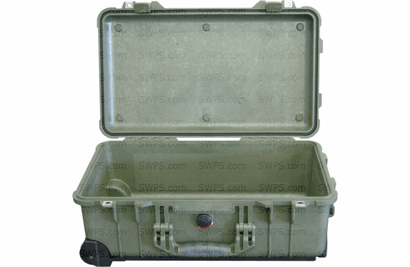 Pelican 1510 Case With No Foam-OD GREEN