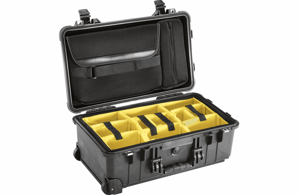 Pelican 1510SC-BLACK Studio Case w/ Sleeve & Dividers