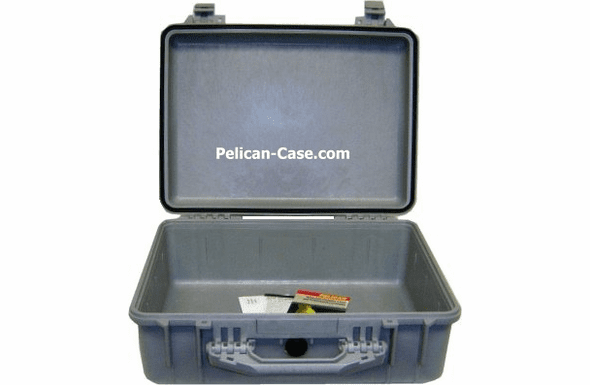 Pelican 1520 Case No Foam - SILVER