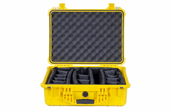 Pelican 1520 Case With Padded Dividers - YELLOW - 200 MOQ