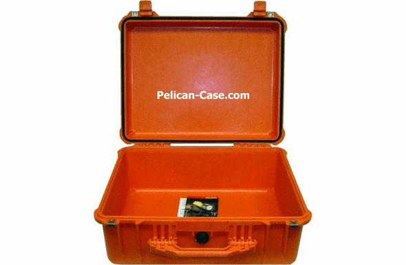 Pelican 1550 Case No Foam  - ORANGE