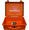 Pelican 1550 Case No Foam  - ORANGE