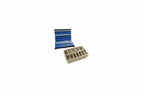 Pelican 1550 Padded Divider Set - EMS VERSION W/ Lid Organizer