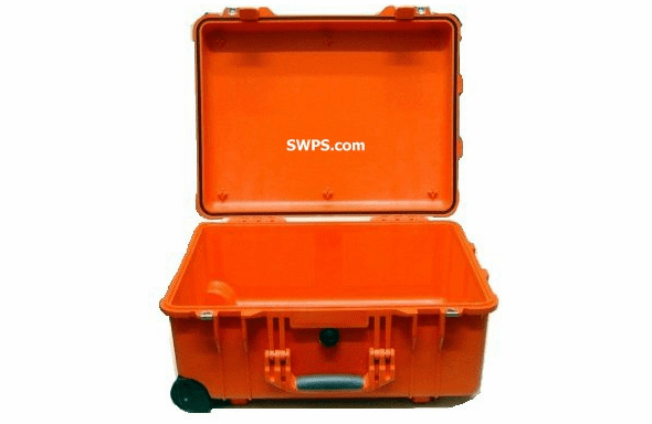 Pelican 1560 Case No Foam - ORANGE