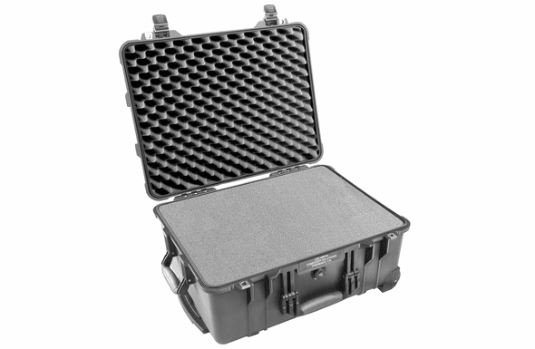 Pelican 1560 Case  with Foam -  BLACK