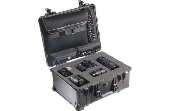 Pelican 1560LFC-BLACK Mobile Digital Case w/ Sleeve & Foam