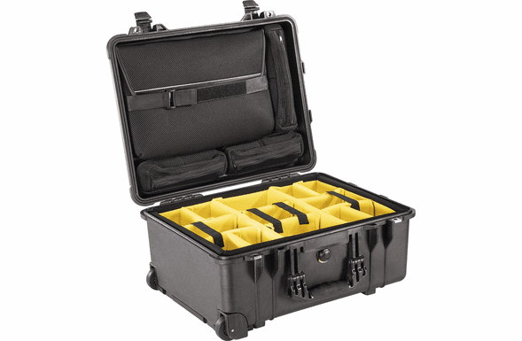Pelican 1560SC-BLACK Studio Case w/ Sleeve & Dividers