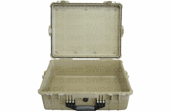 Pelican 1600 Case No Foam - TAN