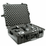 Pelican 1600 Case With Foam - BLACK