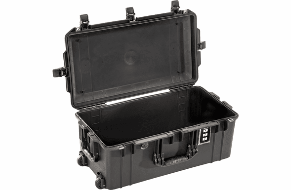 Pelican 1606 Air Case no foam Black 1606NF-Black