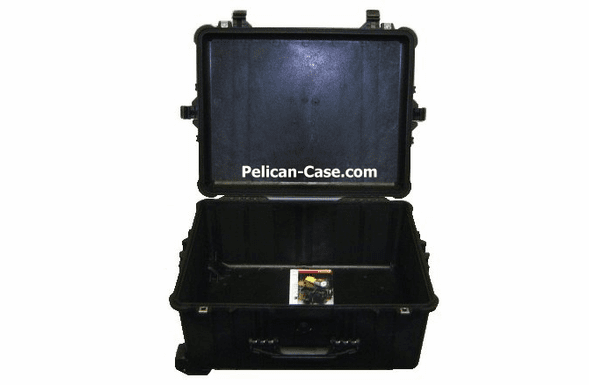 Pelican 1610 Case No Foam - Black