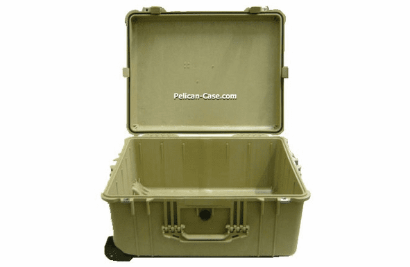 Pelican 1610 Case No Foam - TAN