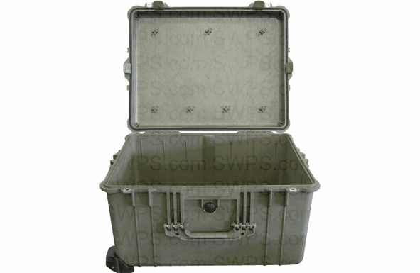 Pelican 1620 Case No Foam - OD GREEN - 100 MOQ