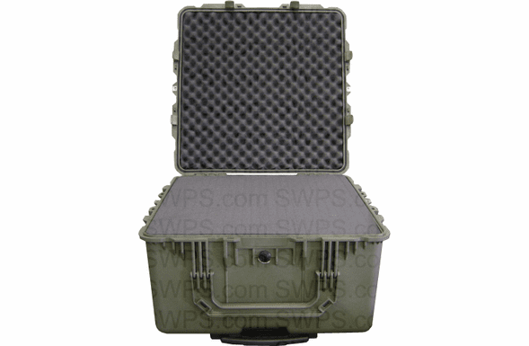 Pelican 1640 Case With Foam - OD GREEN - 100 MOQ