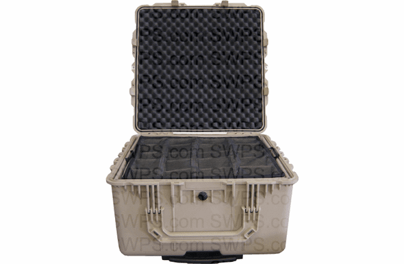 Pelican 1640 Case With Padded Dividers - TAN - 100 MOQ