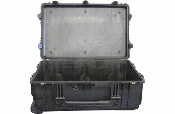 Pelican 1650 Case No Foam - BLACK