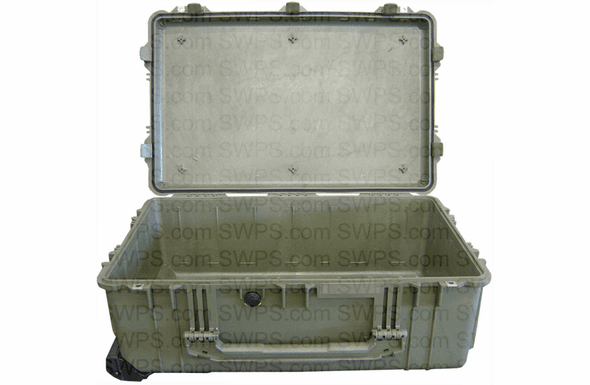 Pelican 1650 Case No Foam - OD GREEN