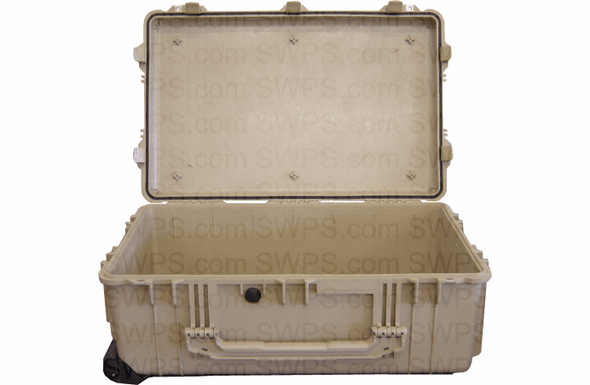 Pelican 1650 Case No Foam - TAN