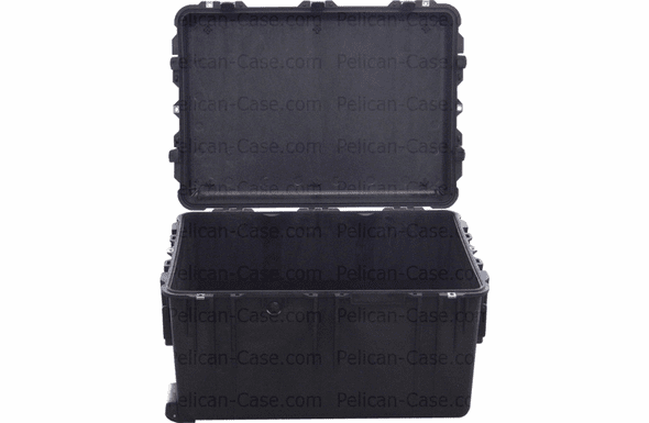 Pelican 1660 Case No Foam - BLACK
