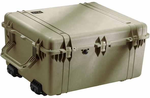 Pelican 1690 Case With Padded Dividers - OD Green 