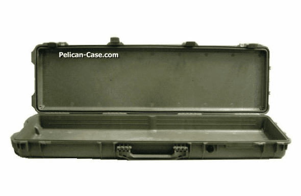 Pelican 1750 Case No Foam - Green <font color="red">500 MOQ
