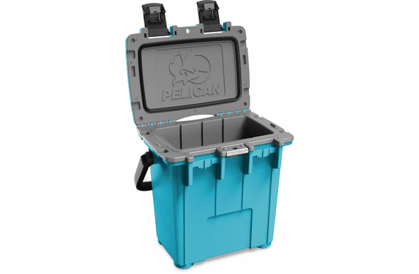 Pelican 20Q Personal Cooler - Cool Blue / Gray