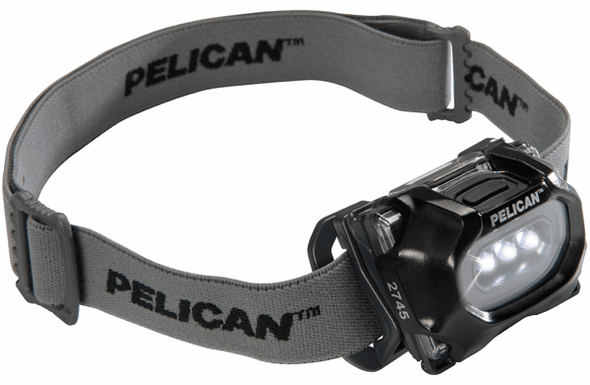 Pelican 2745 Safety Approved LED Headlight - 2745-BLACK