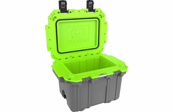 Pelican 30 Quart Cooler Dark Gray/Green 30Q-DKGRYEGRN