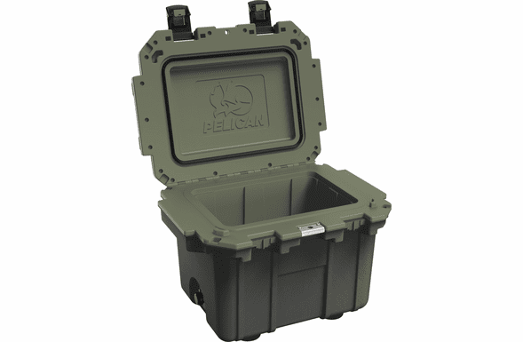 Pelican 30Q Personal Cooler - Gun Metal Gray / Green