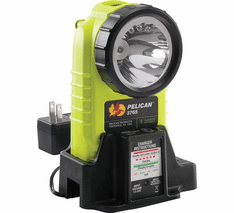 Pelican 3765 Rechargeable LED Right Angle Flashlight - YELLOW
