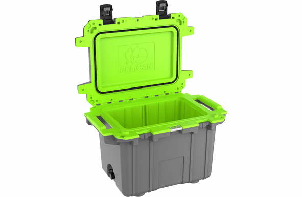 Pelican 50 Quart Cooler Dark Gray/Green 50Q-DKGRYGRN
