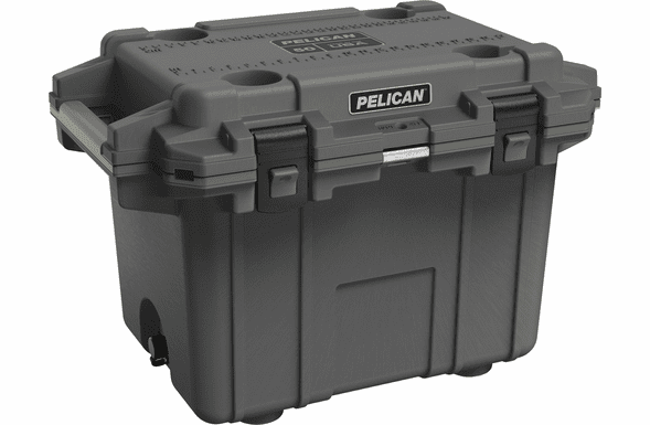 Pelican 50Q Personal Cooler - Gun Metal Gray / Green