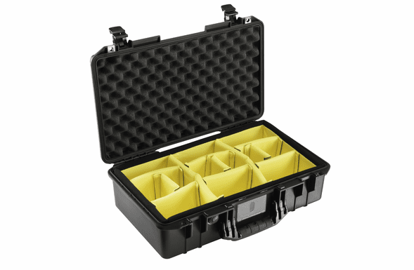 Pelican Air 1525 Case with Padded Dividers - Black