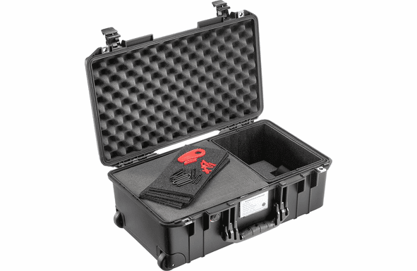 Pelican Air 1535 Case with TrekPak/Foam - Black 1535AIRTPF-BLACK