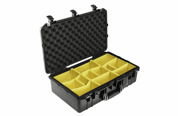 Pelican Air 1555 Case with Padded Dividers - Black