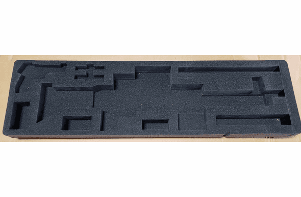 PELICAN CUSTOM FOAM FOR MACHINE GUN/ FITS iM3300 CASE 472PWCM60CUSHKIT