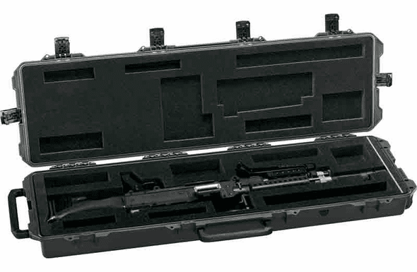 Pelican iM3300 BLACK W/Custom Foam For MACHINE GUN - 472-PWC-M240B-BLK