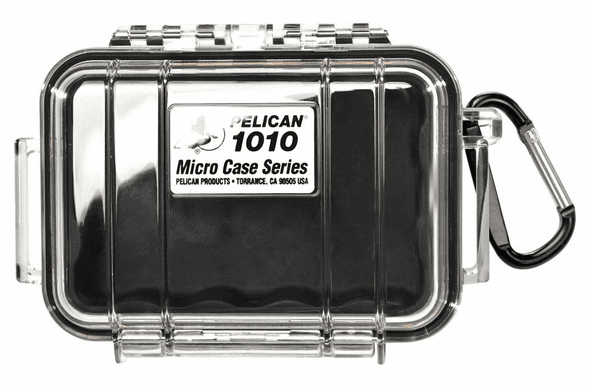 Pelican Micro Case # 1010 Clear / BLACK Liner
