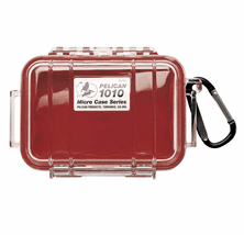 Pelican Micro Case # 1010 Clear / Red Liner