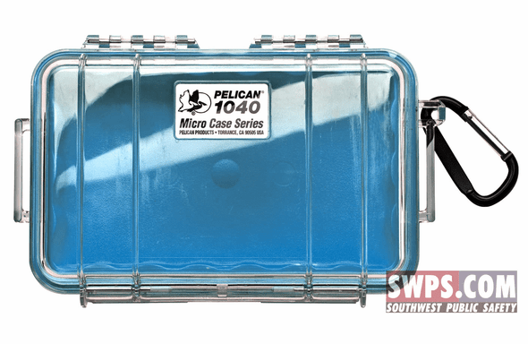 Pelican Micro Case # 1040 Clear / Blue Liner
