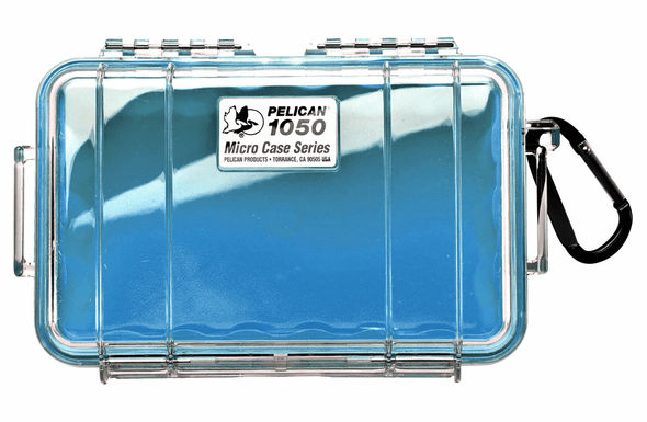 Pelican Micro Case # 1050 Clear / Blue Liner