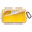Pelican Micro Case # 1050 Clear / YELLOW Liner
