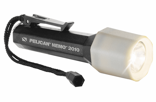 Pelican Nemo 2010N Dive Light w/ PL Shroud - Black - 2010N