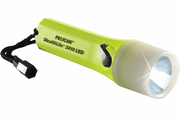 Pelican Stealthlite 2410PL w/ PL Shroud - Yellow - 2410PL