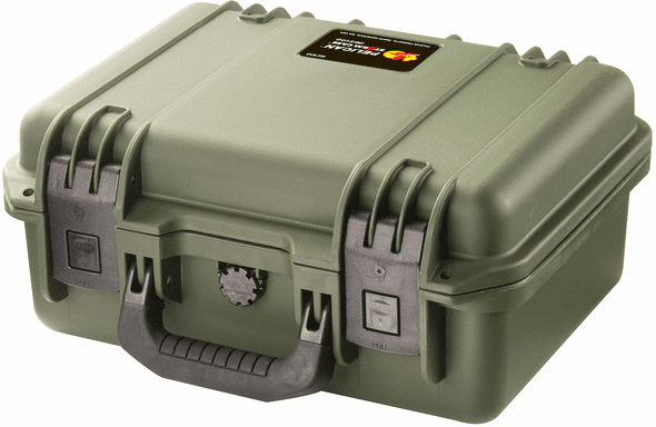 Pelican Storm Case iM2100  With Padded Dividers GREEN - 300 MOQ